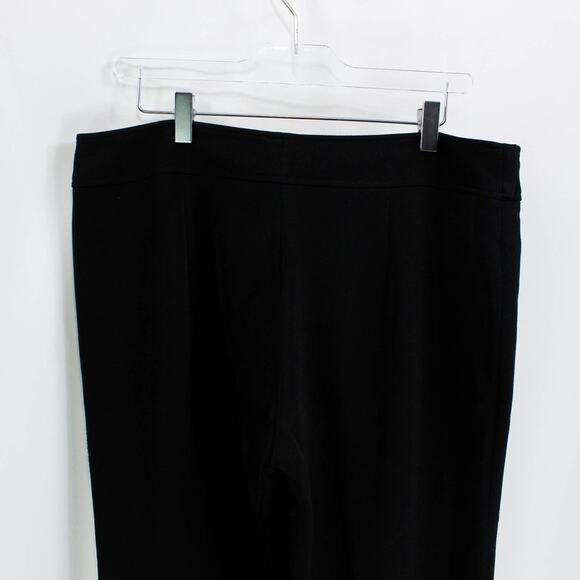 PHILLIPE ADEC Black Straight Leg Button Closure Dress Pants - Picture 7 of 9